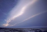 Chinook arch with three layers that formed within lee wave crest