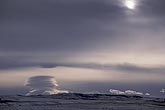 Clouds formed by mountains, including a standing wave cloud