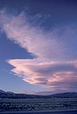 Enchanted cloudscape of smooth lenticular clouds