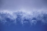 Close-up of lacinated edge of a chinook cloud