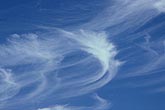 Rare example of intricate ice crystal fallstreaks showing wind shear