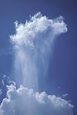 Quickly evaporating tropical convective cloud top with virga
