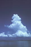 Soft puffy Towering Cumulus cloud over the ocean