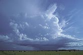 Cloud types: tropical downpour from airmass Cumulonimbus storm cloud