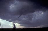Mature tornado on a classic supercell, part of sequence