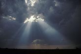 Sunbeams, or crepuscular rays, shining hope from the heavens