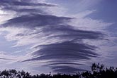 Rare lenticular Stratocumulus cloud in standing lee wave crest