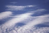 Woolly texture in finely detailed abstract of clouds