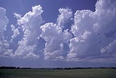 Cloud types, TCu: Cumulus Congestus clouds, tall towers
