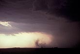 Dust foot at the periphery of a downburst
