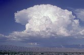 Cloud types, Cb: backside of a Cumulonimbus cloud