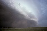 Blowing dust with hurricane force winds along an outflow boundary
