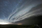 Multi-tiered Arcus cloud on an intense hail storm