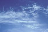 Delicate wispy threads of Cirrus cloud