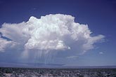 Cumulonimbus storm cloud with a high base
