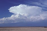 Cloud types, Cb: a conical Cumulonimbus cloud anvil