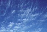 Glaciation in clouds, as Altocumulus Floccus change from water to ice 