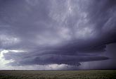 Severe storm cloud evolution: strong updraft