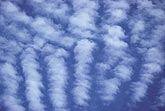 Abstract pattern with puffy cloud billows