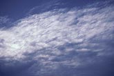 Soft woolly clouds in a meditative skyscape.
