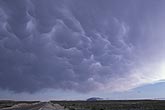 Mammatus clouds do not indicate any threat of tornadoes or violent weather 