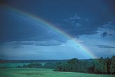 Bright rainbow with supernumerary rainbows