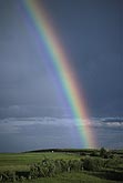 A bright arc of rainbow inspires hope