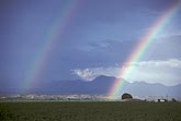 Factors affecting rainbow appearance demonstrated with double rainbow