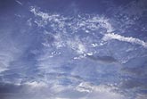 A meditative skyscape with silvery cloud texture