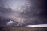 Severe storm cloud features: flanking line, core lowering, scud