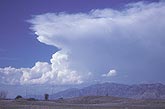 Mountain-induced Cumulonimbus storm cloud