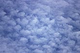 A soft bed of clouds in a peaceful skyscape