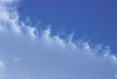 A serrated cloud edge showing purity and perfect detail in a cloud