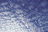 Puffy cloud texture, like cotton batting