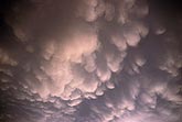 Twilight glows with mystery in a sky full of Mammatus 