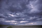Cloud types, Cu: broken Cumulus clouds with bright sidelit elements