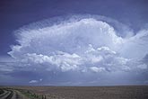powerful Cumulonimbus storm cloud with a ghost anvil