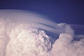 Light-dark Pileus clouds, the effect from incidence angle of sunlight