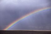 A rainbow with supernumerary rainbow, close